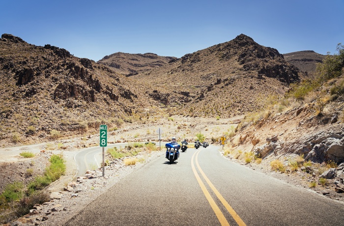 Motorcyklister på Route 66, USA