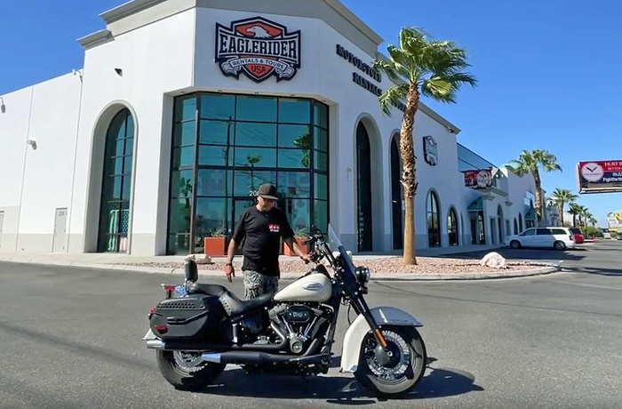 Dennis præsentation af Harley-Davidson Heritage Softtail - MC USA